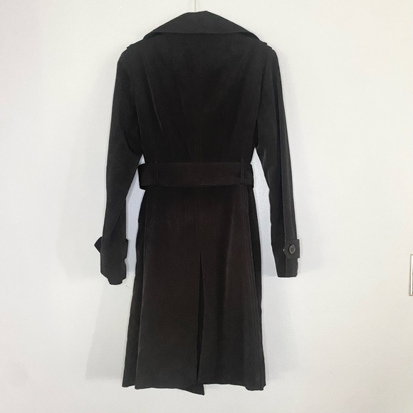 London Fog Black Trench Coat Women’s Size Small - Picture 5 of 11